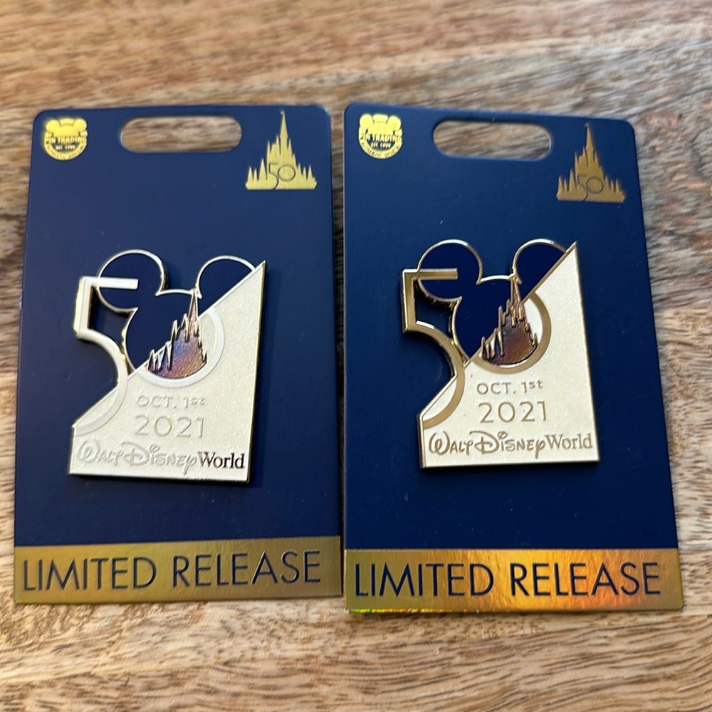 Disney 50th anniversary Oct 1st 2021 limited edition pin.
